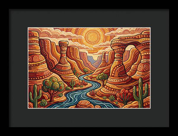 Canyon Landscape Serenity