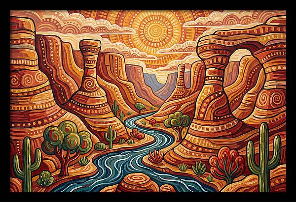 Canyon Landscape Serenity