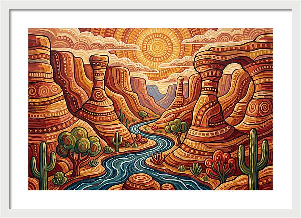 Canyon Landscape Serenity