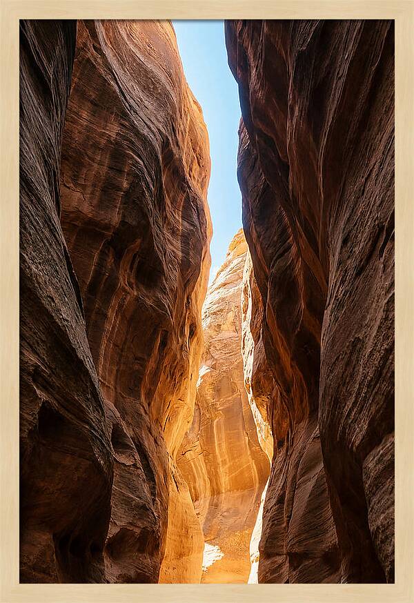 Canyon Narrows Embracing Light