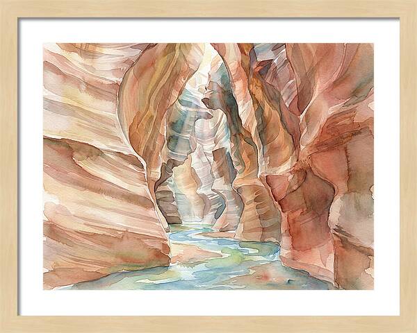 Canyon Reflections And Tranquility
