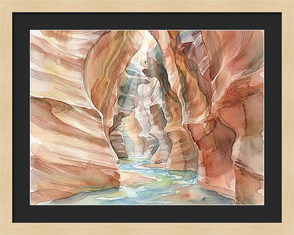 Canyon Reflections And Tranquility