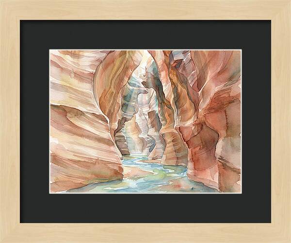 Canyon Reflections And Tranquility