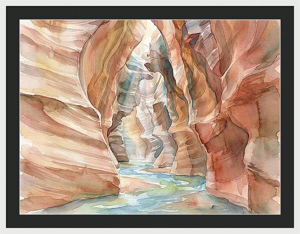 Canyon Reflections And Tranquility