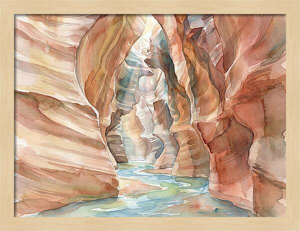Canyon Reflections And Tranquility