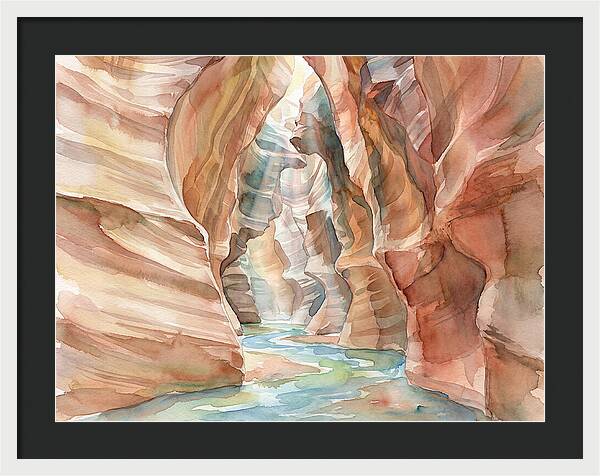 Canyon Reflections And Tranquility