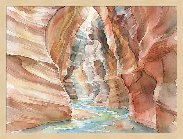 Canyon Reflections And Tranquility