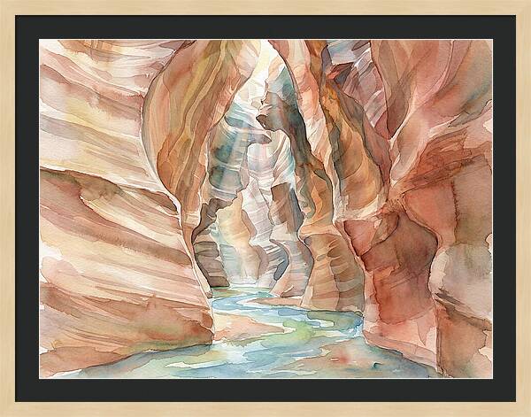 Canyon Reflections And Tranquility