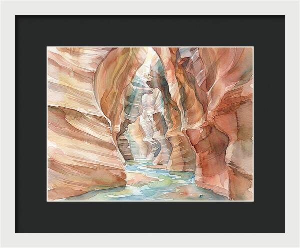 Canyon Reflections And Tranquility