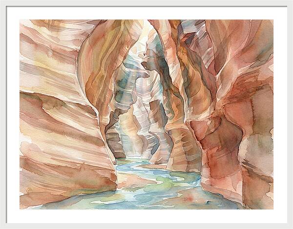 Canyon Reflections And Tranquility