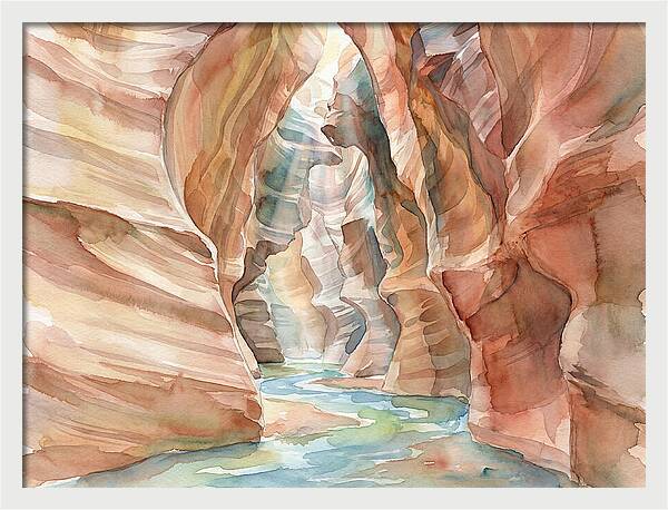 Canyon Reflections And Tranquility