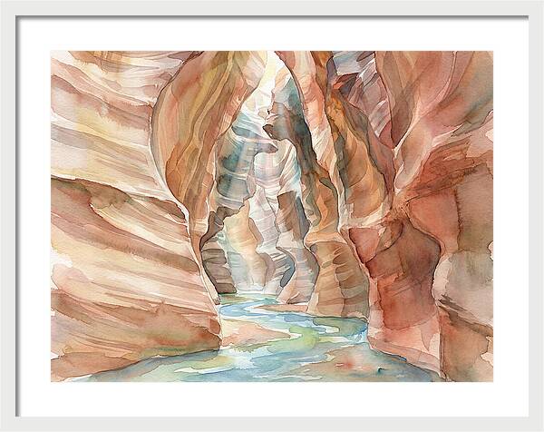 Canyon Reflections And Tranquility