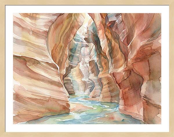Canyon Reflections And Tranquility
