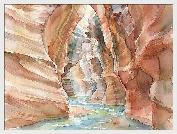 Canyon Reflections And Tranquility