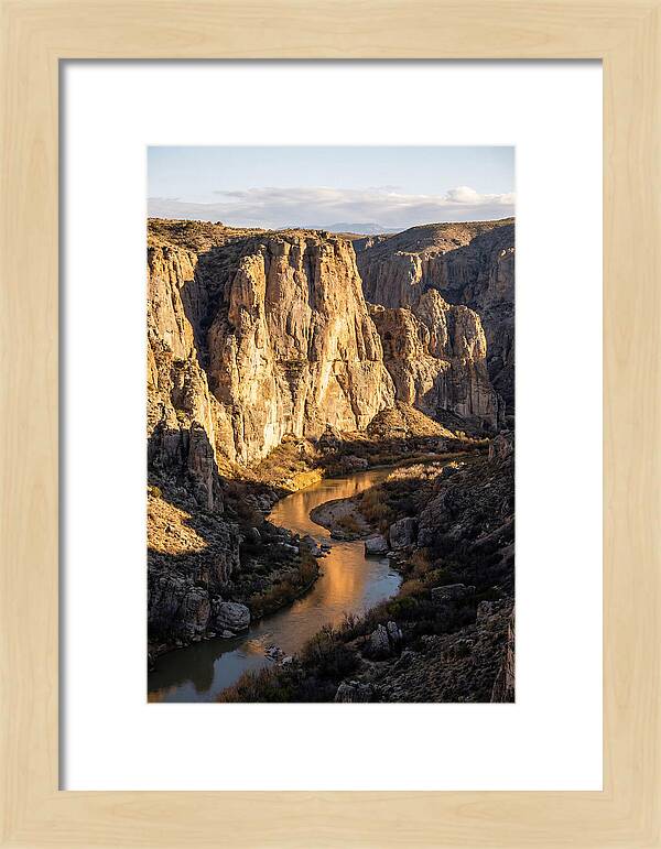 Canyon Reflections At Santa Elena