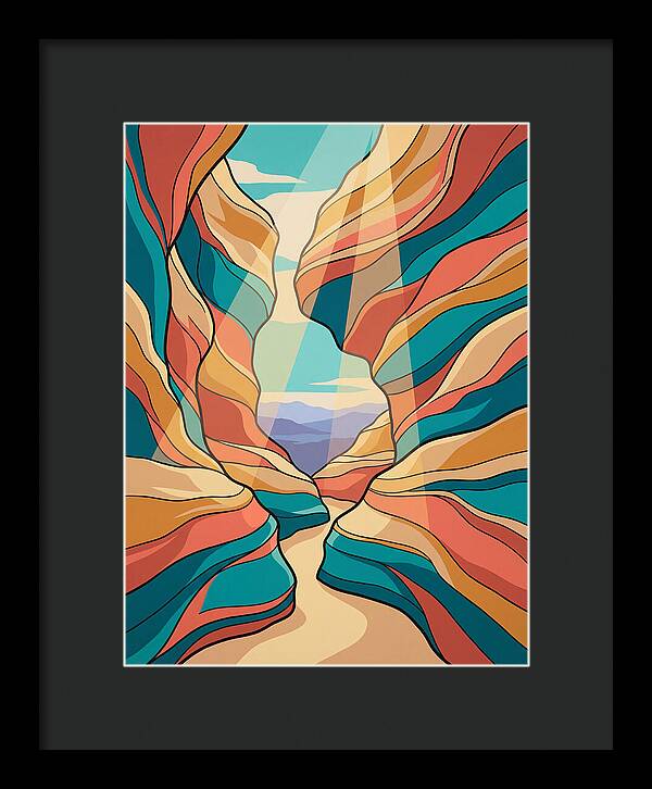 Canyon Reflections In Light