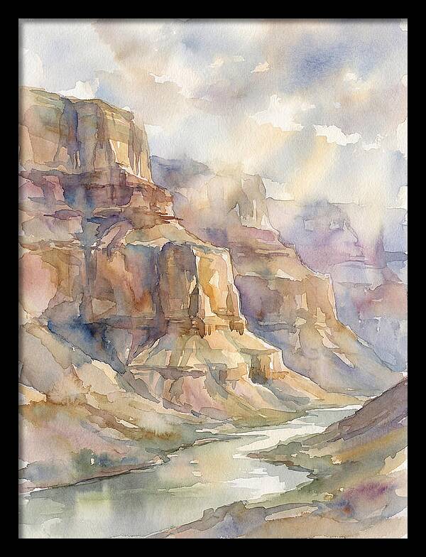 Canyon Serenity In Watercolor