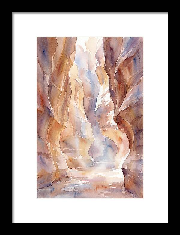 Canyon Slot With Reflected Light