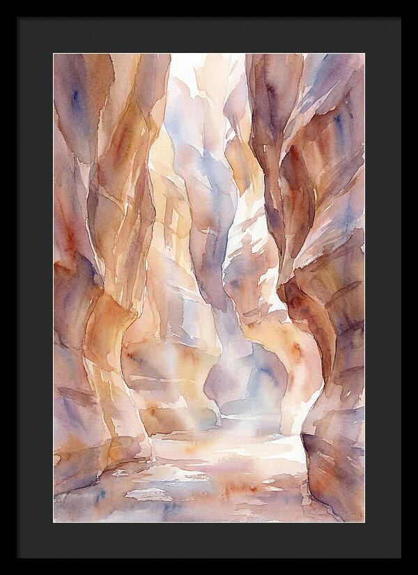 Canyon Slot With Reflected Light