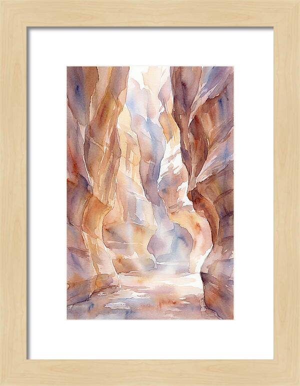 Canyon Slot With Reflected Light