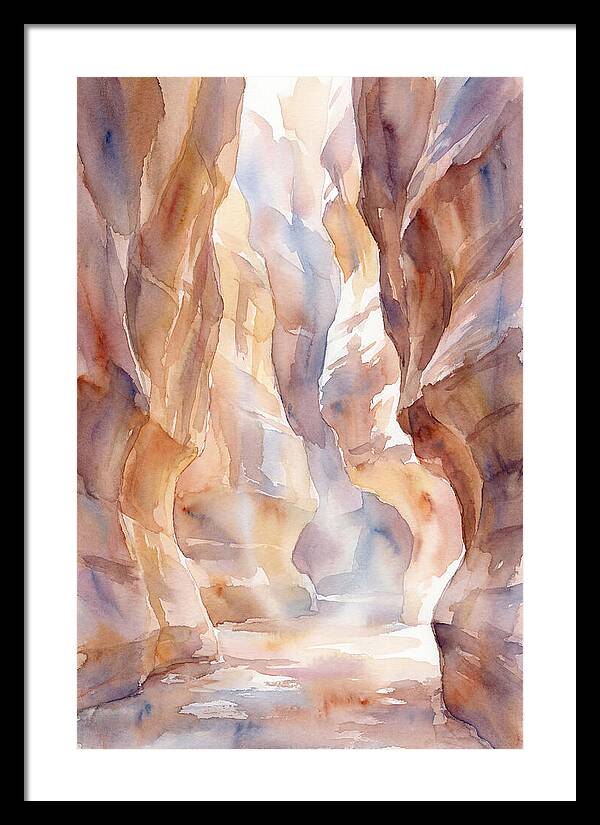 Canyon Slot With Reflected Light