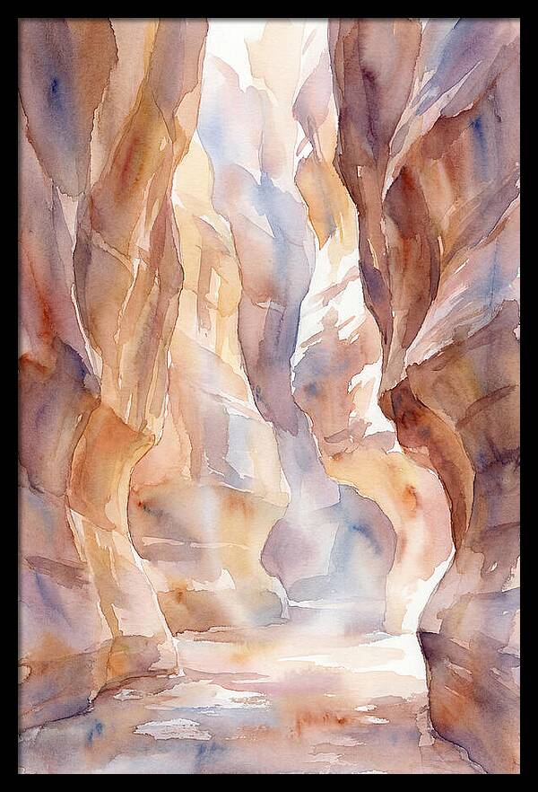 Canyon Slot With Reflected Light