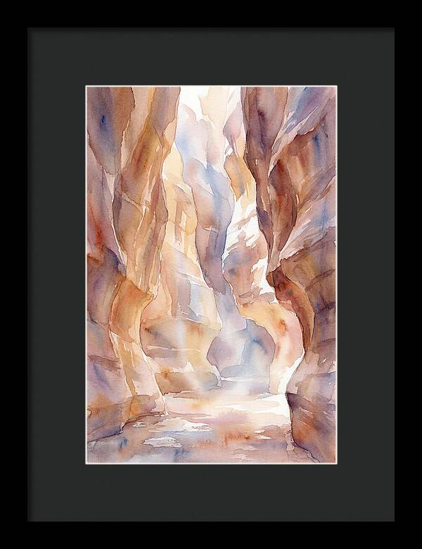 Canyon Slot With Reflected Light