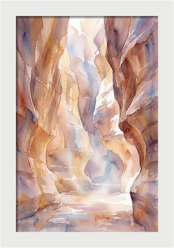 Canyon Slot With Reflected Light