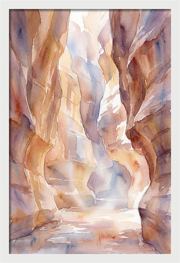 Canyon Slot With Reflected Light