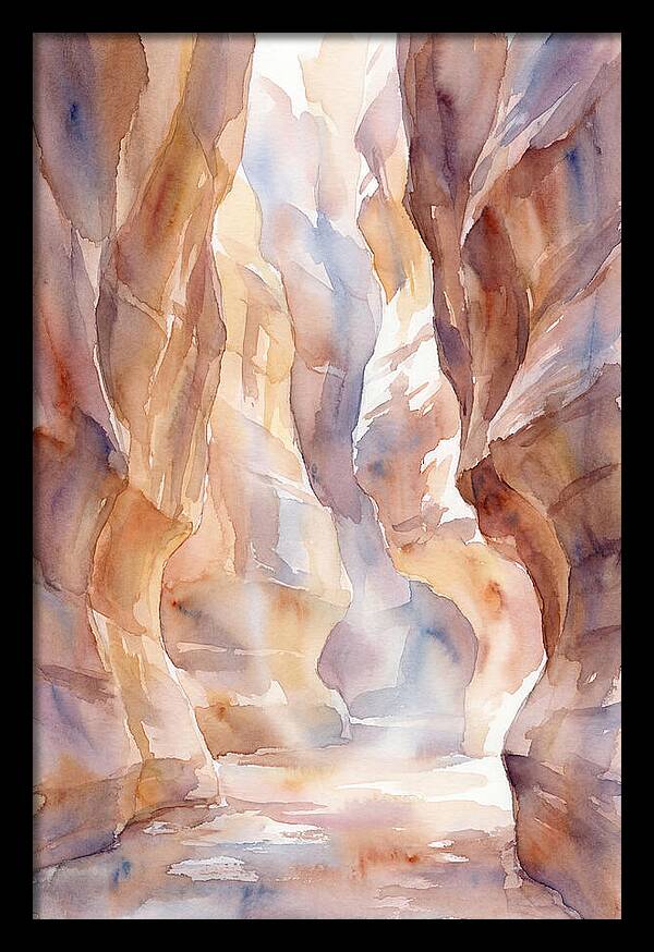 Canyon Slot With Reflected Light