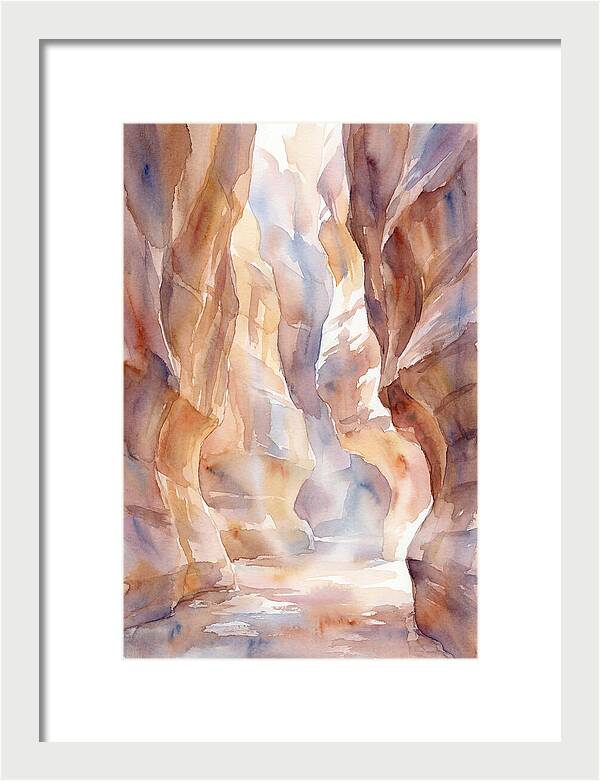 Canyon Slot With Reflected Light
