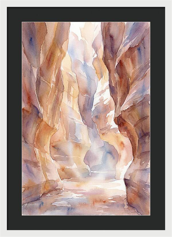 Canyon Slot With Reflected Light