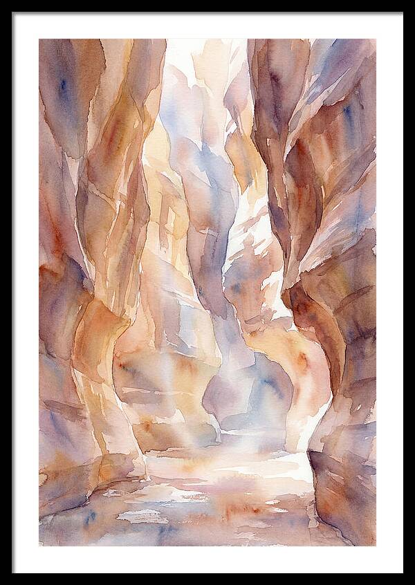 Canyon Slot With Reflected Light