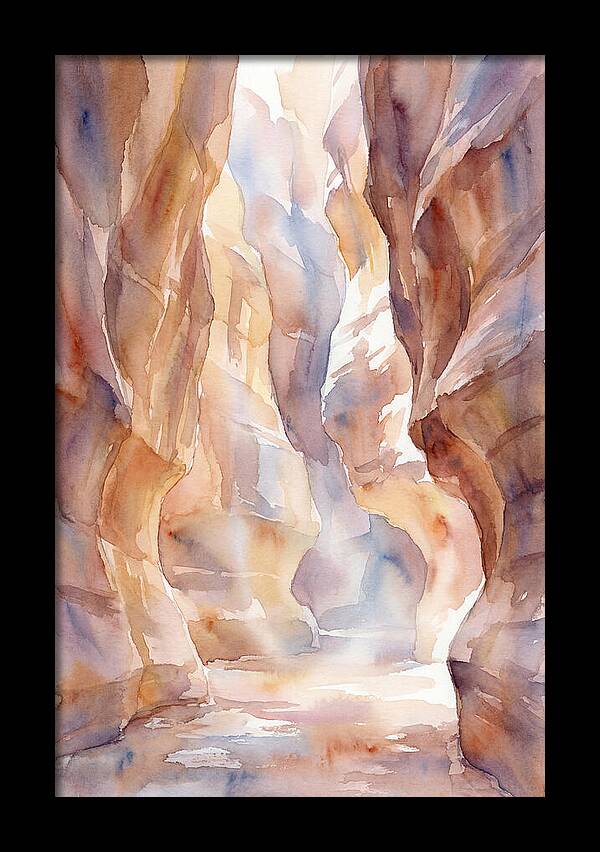 Canyon Slot With Reflected Light