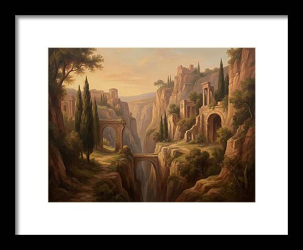 Canyon Tranquility At Twilight