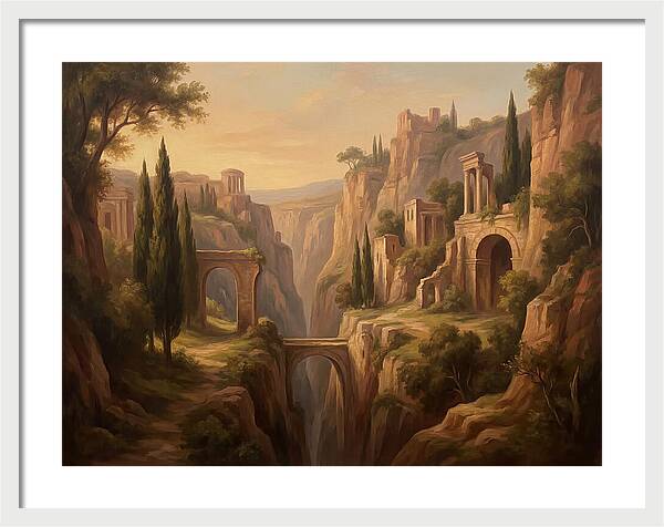 Canyon Tranquility At Twilight