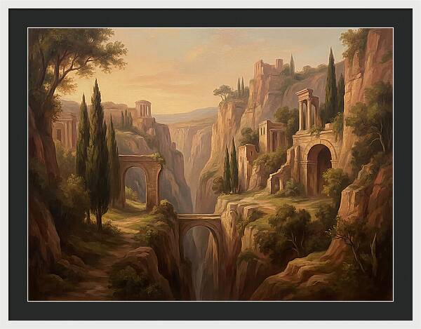 Canyon Tranquility At Twilight