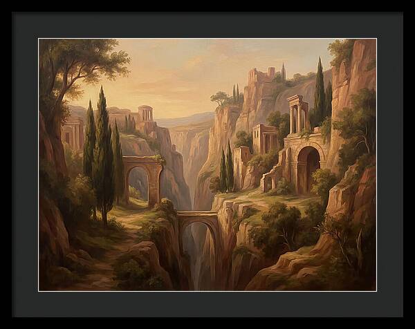 Canyon Tranquility At Twilight