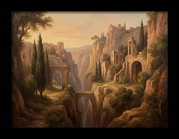 Canyon Tranquility At Twilight