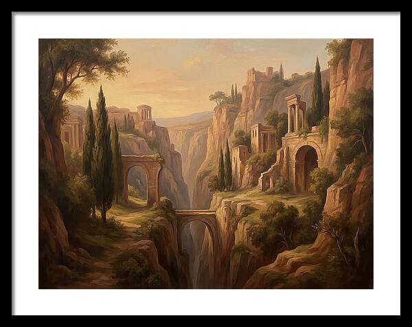 Canyon Tranquility At Twilight