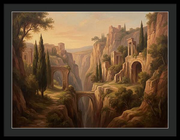 Canyon Tranquility At Twilight