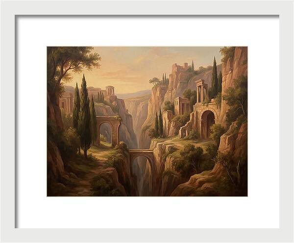Canyon Tranquility At Twilight