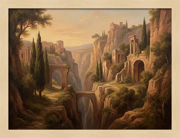 Canyon Tranquility At Twilight