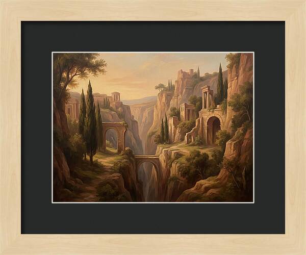 Canyon Tranquility At Twilight