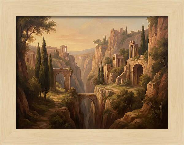 Canyon Tranquility At Twilight