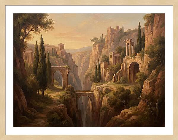 Canyon Tranquility At Twilight