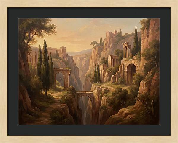 Canyon Tranquility At Twilight