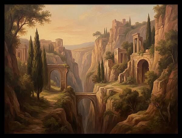 Canyon Tranquility At Twilight