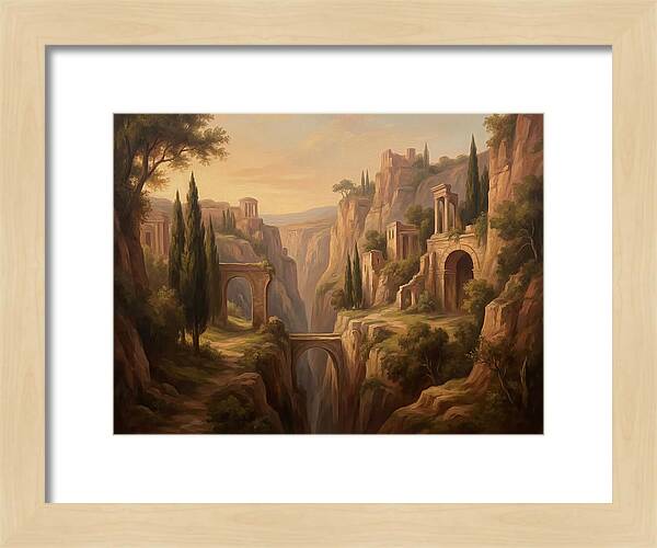 Canyon Tranquility At Twilight