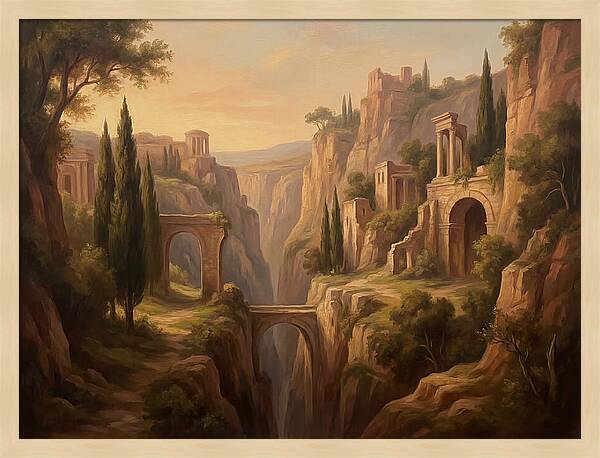 Canyon Tranquility At Twilight